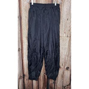 Vintage Nike 90s White Tag Windpants Track Joggers Nylon Elastic Ankle Zip Large